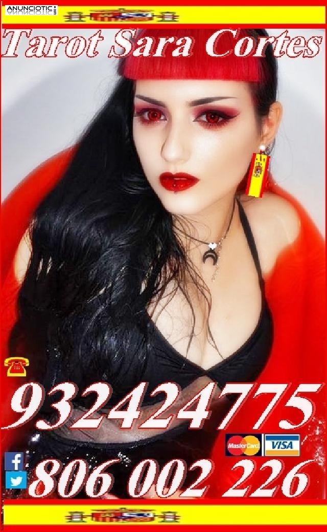 Tarot  Sara Cortes 932 424 775  desde 4� 15  7� 20mts 9� 30mts. 60M 18� lid