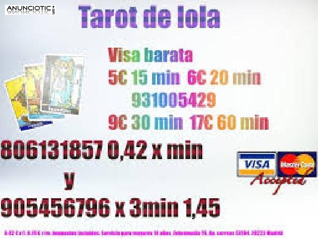 Tarot muy barato sin  tapujos 6� x 20 min 931005429 o 905456796 1,45 x 3 mi