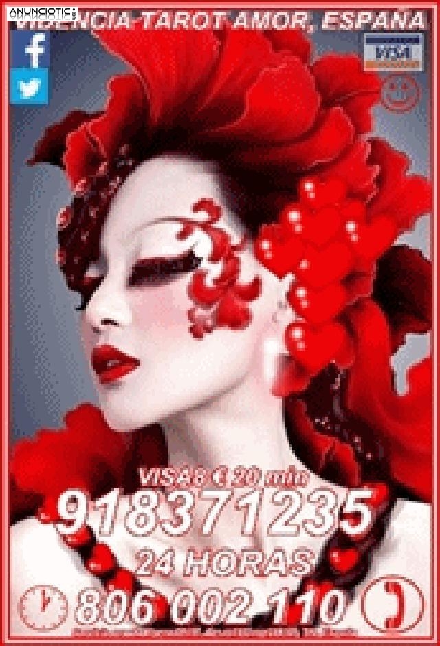 videncia tarot del amor Visa 918 371 235 desde 5 � 15 min.