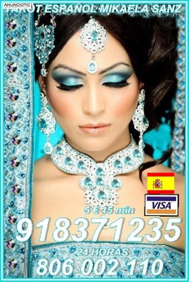 expertos tarottistas deMikaela Sanz 918 371 235 desde 5� 15 mts, 8� 20mts y