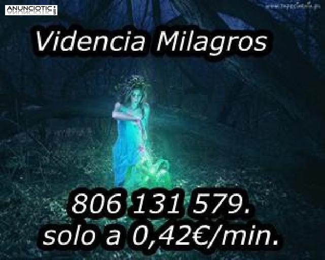 Tarot barato 0.42� MILAGROS videncia 806 131 579