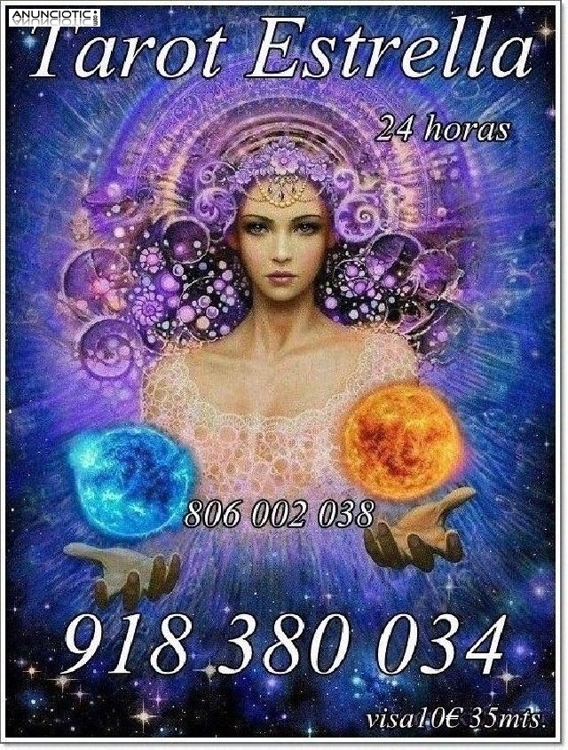 TAROT ESTRELLA OFERTAS VISA 5 e15 mts. ,  10 � 35 mts.  918380034