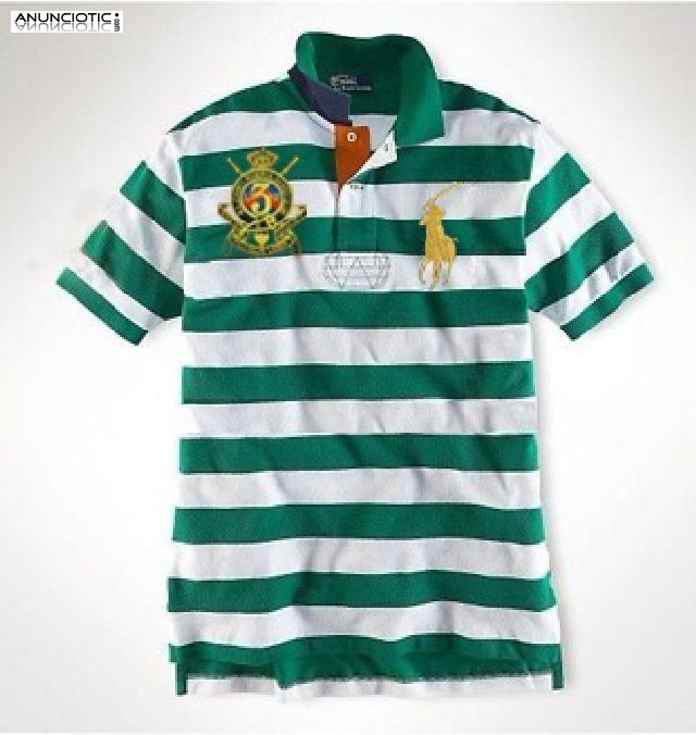 s&oacute;lo � 16 para Hollister.Franklin Marshall.Lacoste.polo t-shirt