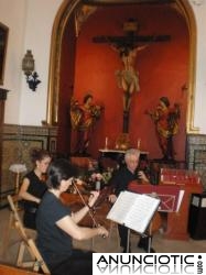 M&uacute;sica para ceremonias de Boda y coktels en Sevilla 