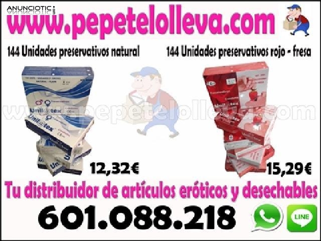 Total seguridad Naturales 144 preservativos unilatex 12,32�