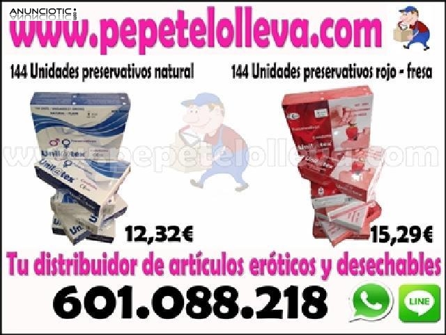 Total seguridad Naturales 144 preservativos unilatex 12,32