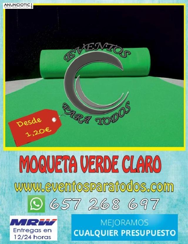 Moqueta verde claro toda espa&ntilde;a