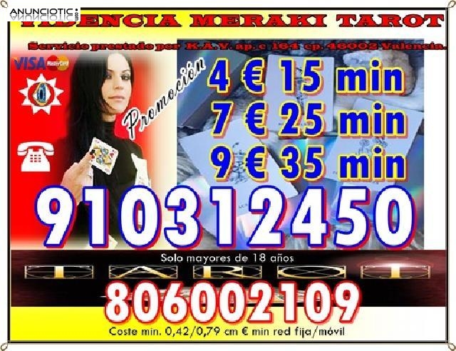 tarot 806, tarot , Tarot Barato, 9� 35 min  910312450  -.806002109 