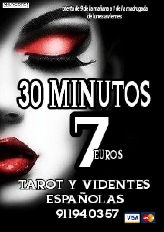 30 minutos 7 euros tarot, videntes honestas