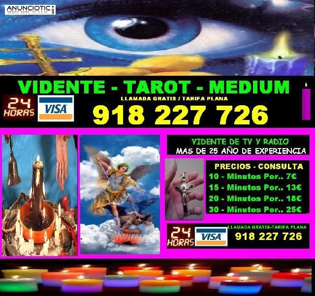 VIDENTE - TAROT - ENDULZAMIENTO ( CONSULTA VISA 7 � )