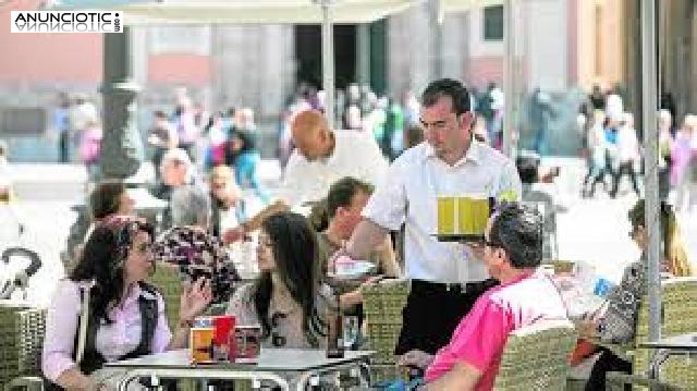 Empresas de hostelería selecciona camarer@s de sala y barra 