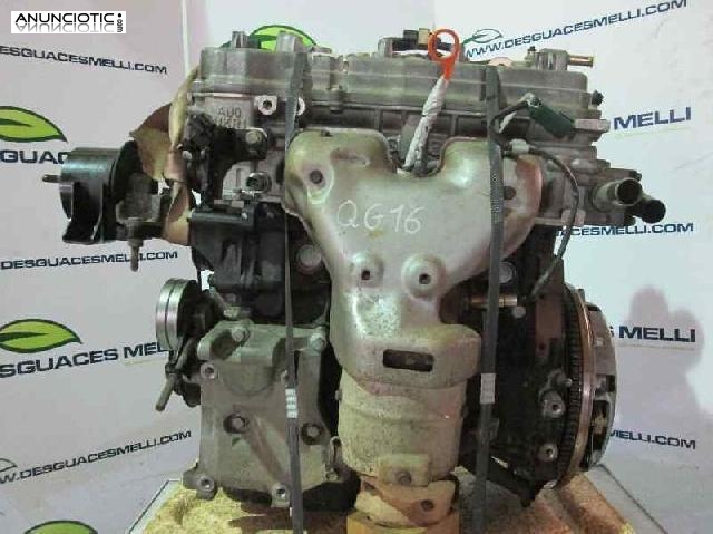 Motor completo qg16 de nissan de prim...