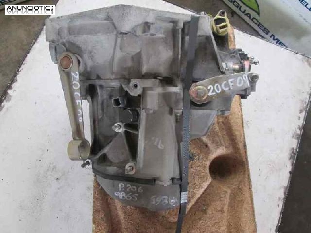 Caja cambios 20cf09 de peugeot de 206
