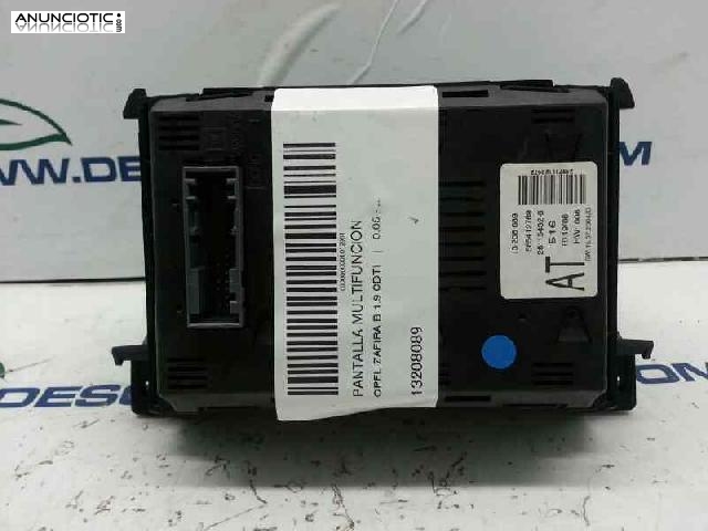 Multifunci&oacute;n opel zafira b (2005 -