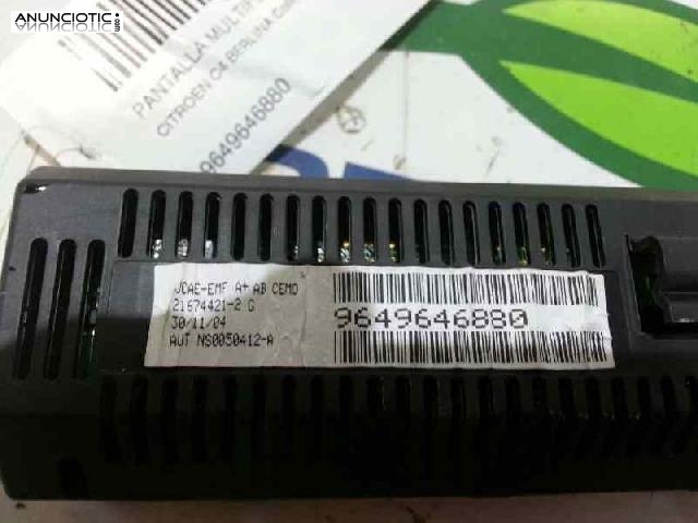 Multifunci&oacute;n citroen c4 berlina (2004 -