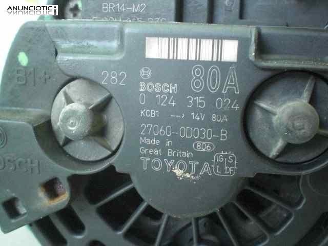 Alternador 2678695 toyota corolla (e12)