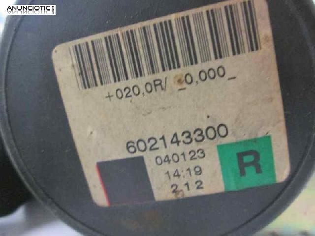 Cinturon seguridad trasero derecho de