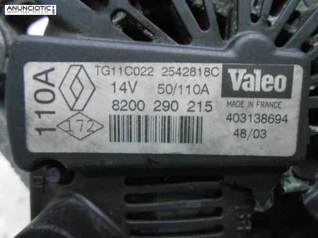 Alternador 3080257 2542818c renault