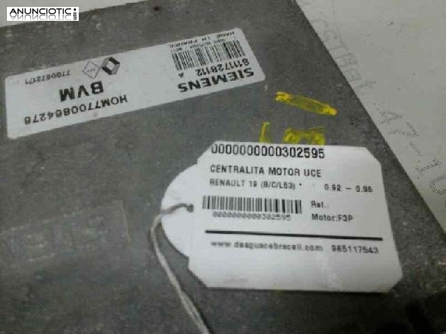 Centralita de renault-302595 