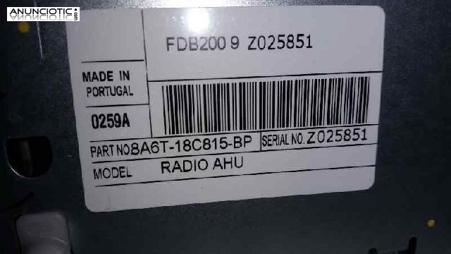 Sistema audio / radio cd 3779687 ahu
