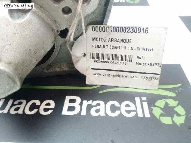 Motor arranque de renault scenic k9kp732 