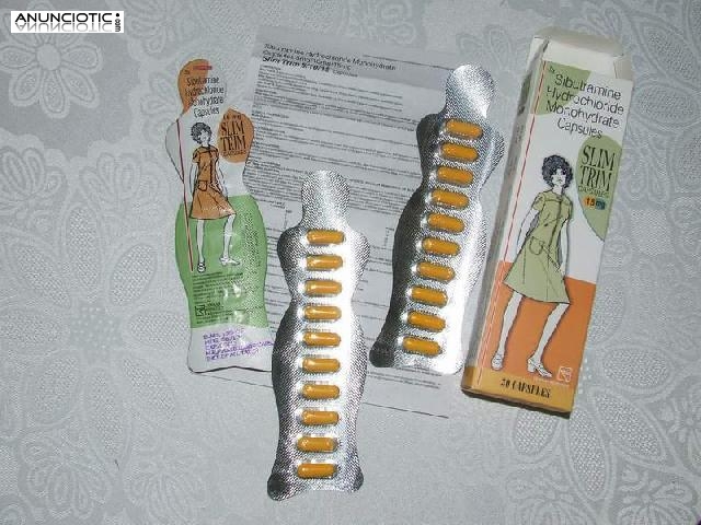 Slimtrim 15mg (sibutramina) 30 C&aacute;psulas