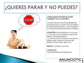 &Acirc;&iquest; QUIERES DEJAR DE COMER CUALQUIER COSA Y NO LO CONSIGUES?