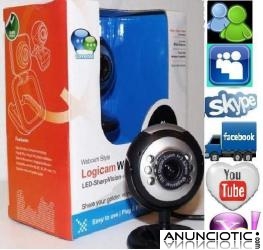 C&aacute;mara web(HD)Nueva Webcam USB de la PC - Micr&oacute;fono incorporado