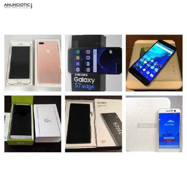iPhone 7 Plus-Samsung S7 Edge-Nexus 6P-LG G5-Sony Z5 Premium-HTC 10