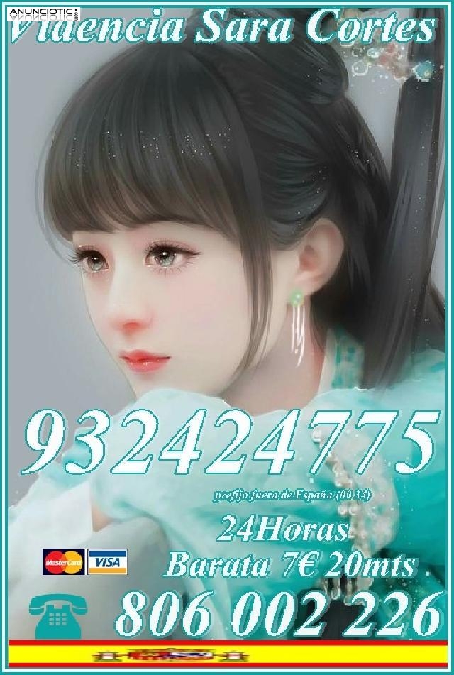 Tarot  Sara Cortes 932 424 775  desde 4� 15  7� 20mts 9� 30mts. 60M 18� lid