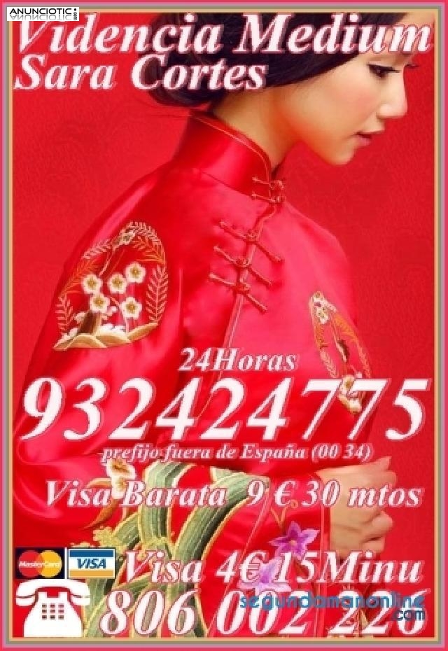 Tarot  Sara Cortes 932 424 775  desde 4� 15 min, 7� 20mts 9� 30mts. 60M 20 