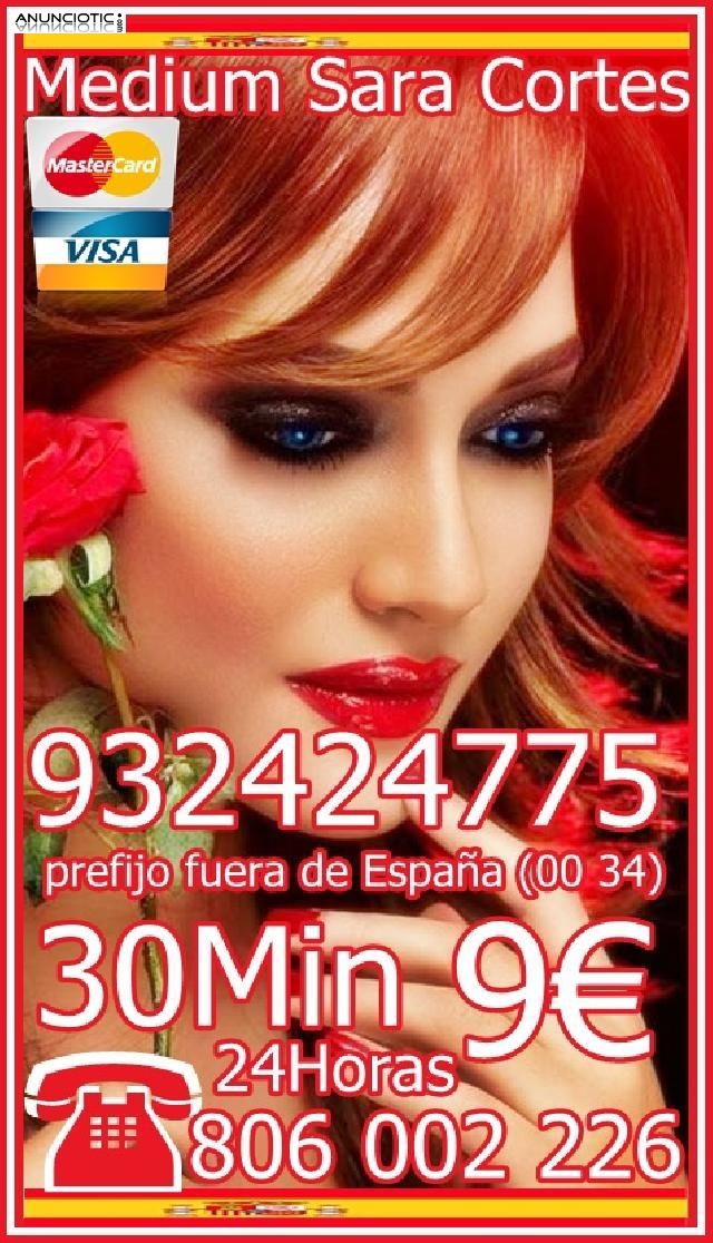 Tarot  Sara Cortes 932 424 775  desde 4� 15 min, 7� 20mts 9� 30mts. 60M 20 