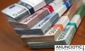 Ofertas de pr&eacute;stamo de dinero entre particulares graves. 