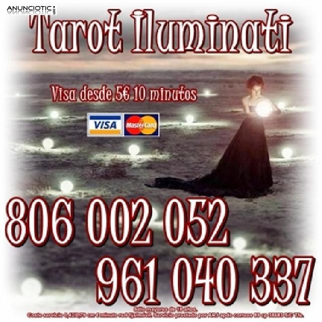 Tarot y Videncia por visa 5� 10 min. Tarot 806 s&oacute;lo 0,42 cm min. 