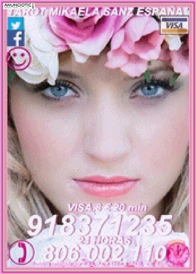 Tarot Mikaela Sanz 918 371 235 desde 5� 15 mts, 8� 20mts y 10� 30