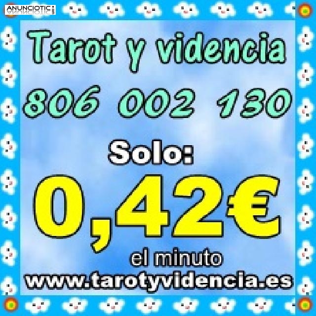 La magia del tarot 806 00 21 30 a solo 0,42� el minuto