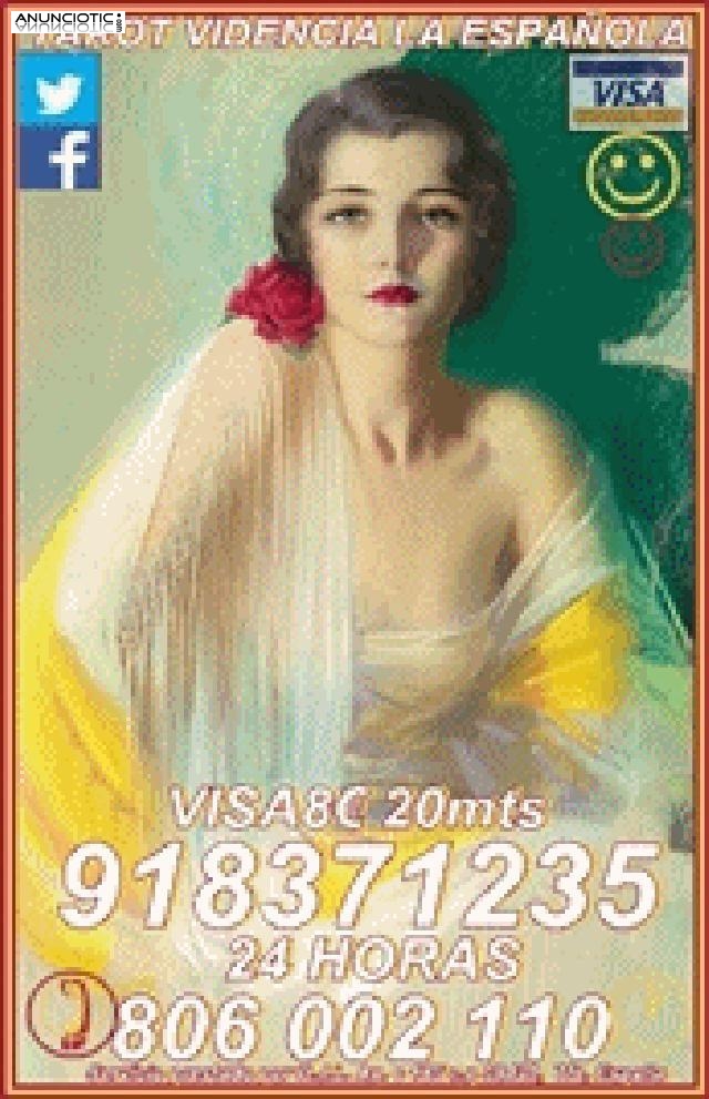 Tarot Visa LA ESPA&Ntilde;OLA 918 371 235 desde 5� 15 mtos, las 24 horas a su disp