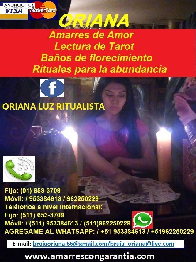 ORIANA, SANTERA, HECHICERA Y VIDENTE CON A&Ntilde;OS DE EXPERIENCIA