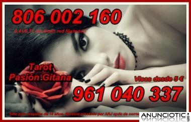 TAROT 806 PASION GITANA SOLO 0,41 CM MTO. OFERTA VISA 5 � 10 MTOS. 