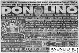 UNE TODO TIPO DE PAREJAS CON SU PACTO INFERNAL-&ordm;BRUJO DON LINO&ordm;
