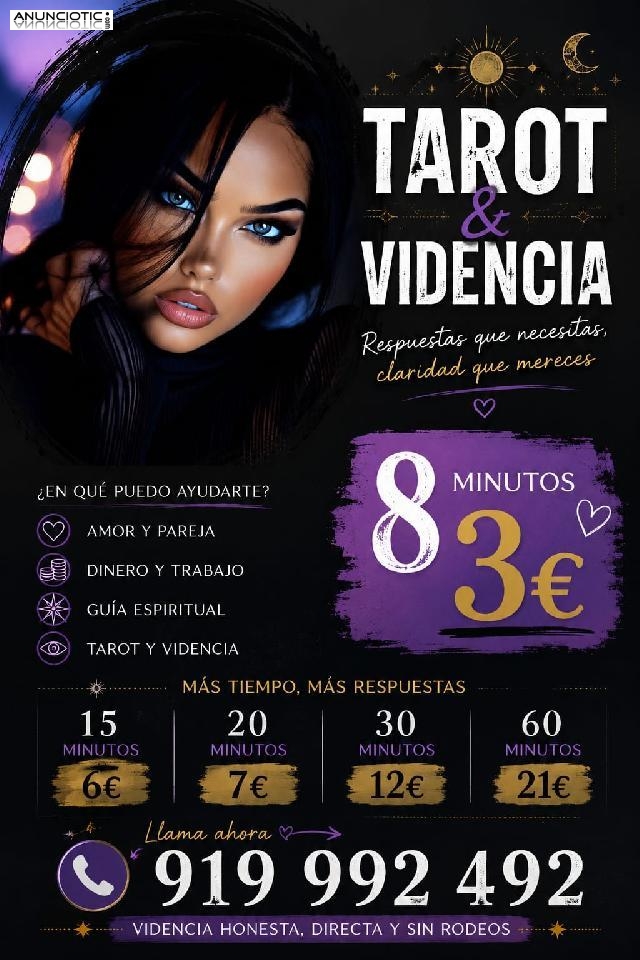 TAROT REAL 8 MINUTOS 3 EUROS ESPA&Ntilde;OLAS .