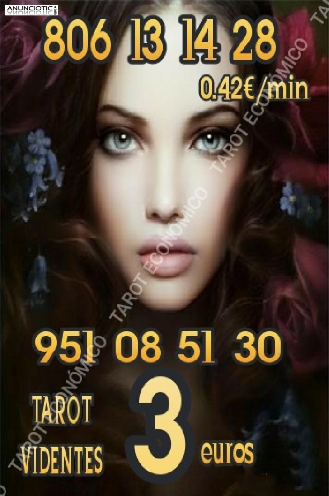 Solo 3 euros tarot y videntes 806 desde 0.42�/min,,,.