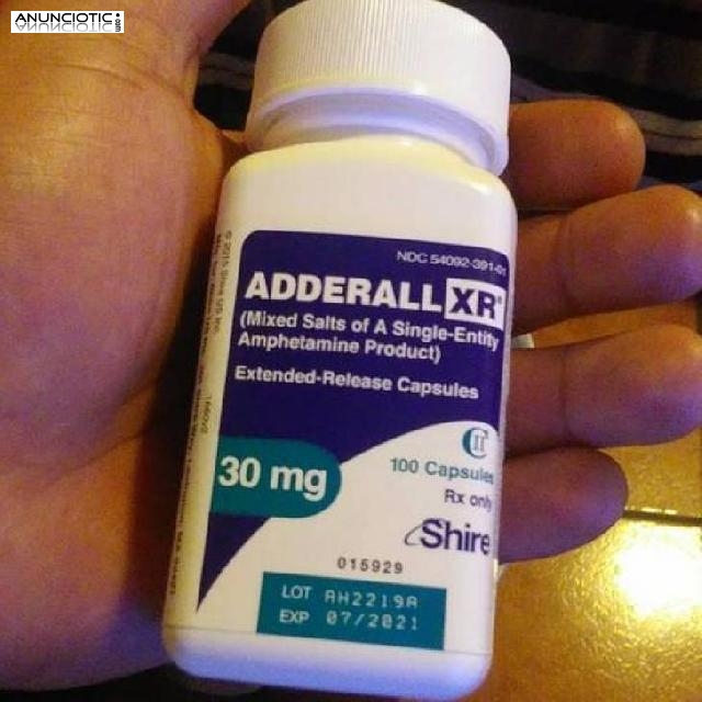 Adderall 30 c&aacute;psulas.-Adderall 30