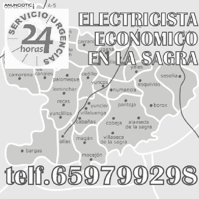 Electricista en Carranque. Econ&oacute;mico. Instalaciones, reparaciones y Urgenci
