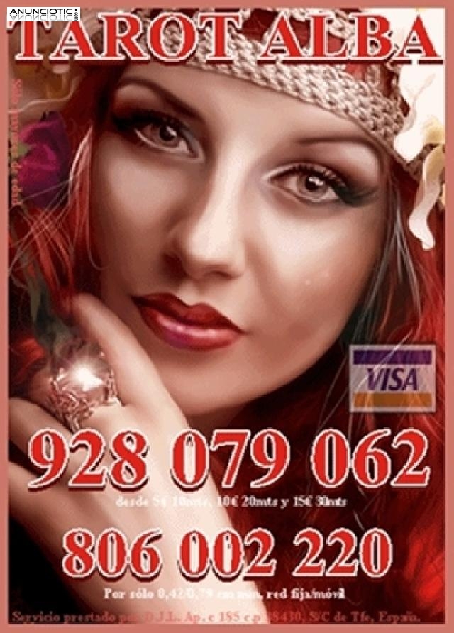Oferta tarot  Alba 5� 15 min 928 079 062 online  de espa&ntilde;a