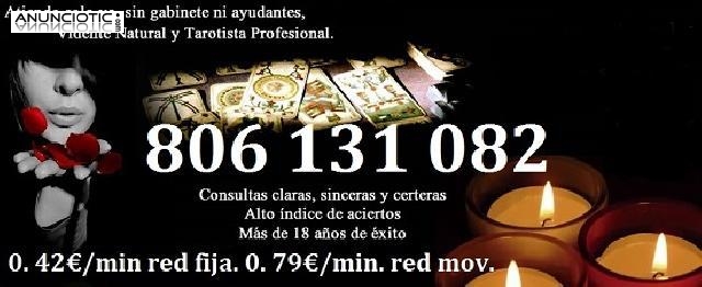  Videncia Natural 806 131 082 Tarot Profesional 0.42�/min