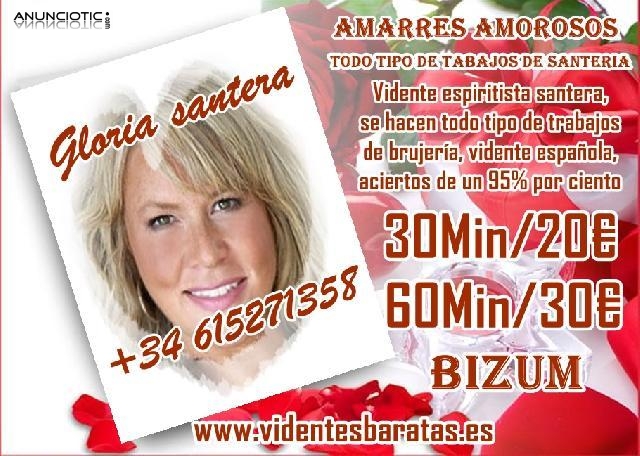 VIDENTE ESPA&Ntilde;OLA SIN GABINETE CON GLORIA SANTERA, TAROT Y VIDENCIA AMARRES 