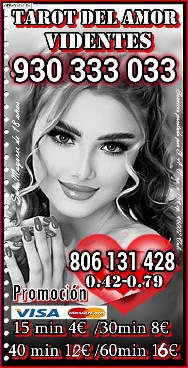 Tarotistas, Videntes y m&eacute;dium 30 minutos 8 euros visa 