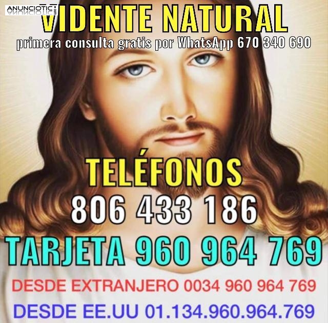 �Vidente gratis Tarotista primera consulta gratuita 670 340 690 sin pagar