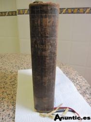 LA SANTA BIBLIA 1er.REVISOR-EDITOR.TRADUCTOR AL CASTELLANO DE LOS ORIGINALES. EDIC.1870